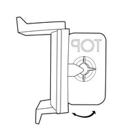 Sign Holders-Shelf Clips- Self Piercing-Perpendicular Mount-50 pieces - screengemsinc