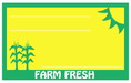 Farm Fresh Produce Shelf Signs 7"W x 5.5"H -100 price cards - screengemsinc