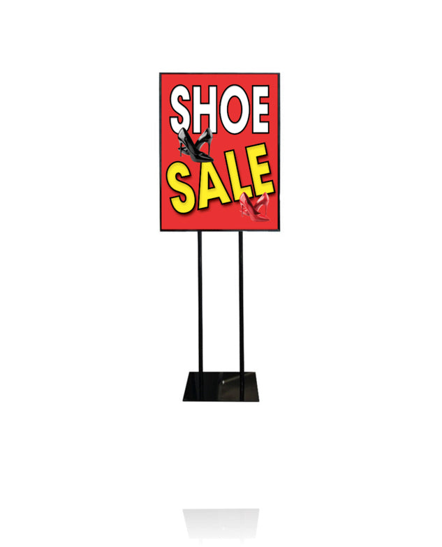 Shoe Sale Floor Stand Stanchion Sign-Poster