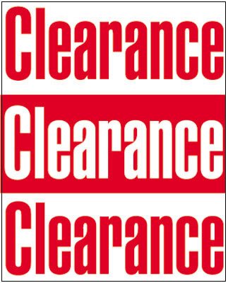 Clearance Standard Poster-Floor Stand Stanchion Sign -22" x 28"