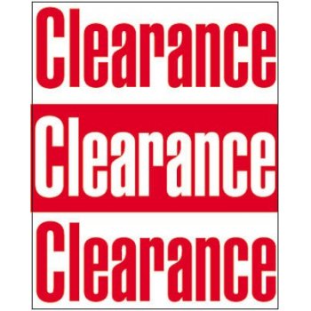 Clearance Standard Poster-Floor Stand Stanchion Sign-Value Pack