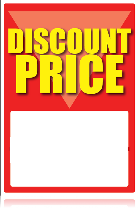 Discount Price Floor Stand Sign