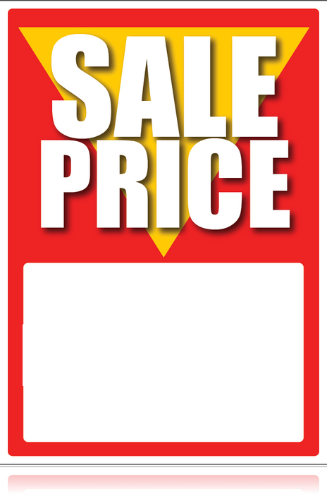 Sale Price Floor Stand Signs-Value Pack