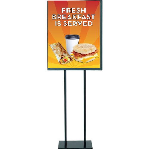 Breakfast Floor Stand-Stanchion Sign