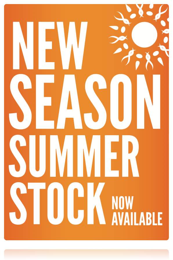 New Season Summer Stock Standard Poster-Floor Stand Sign