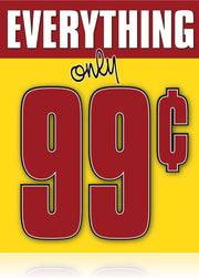 99 cents Floor Stand Standard Poster