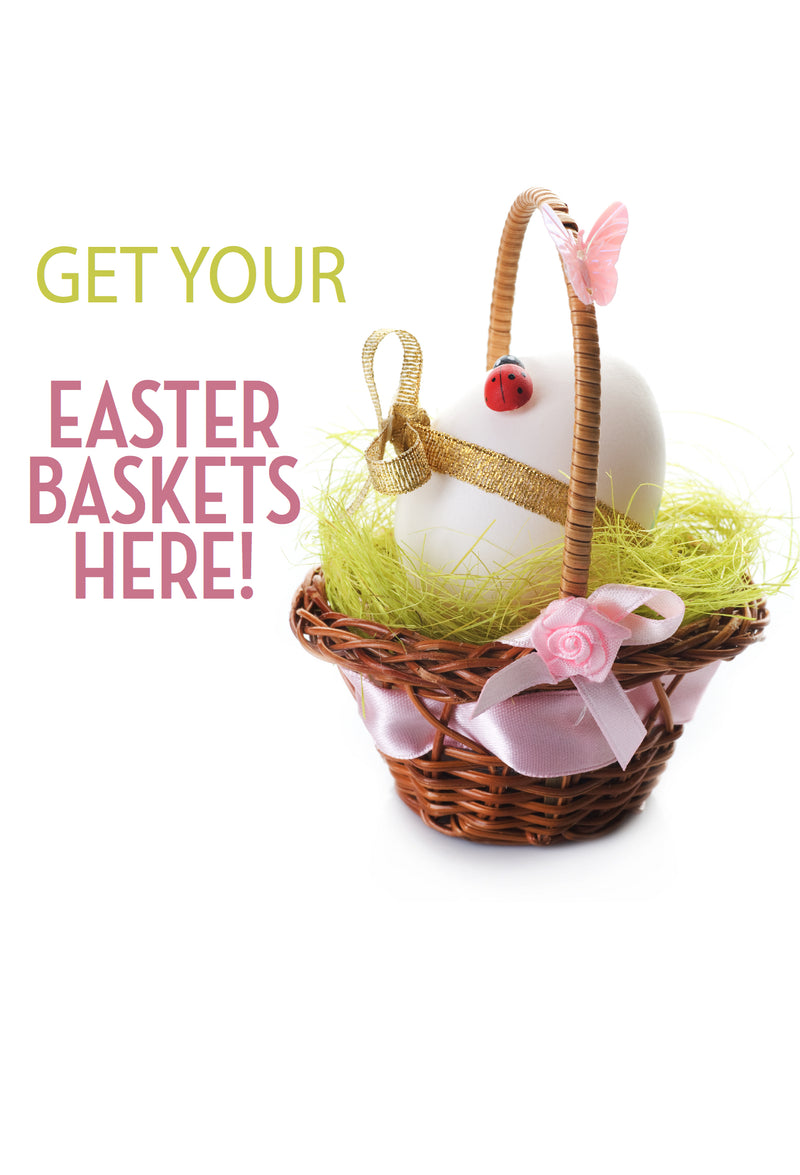 Easter Baskets Floor Stand Stanchion Sign-22" x 28"