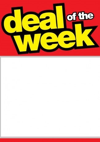 Deal of the Week Floor Stand Stanchion Sign