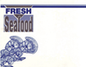Fresh Seafood Shelf Signs-7"W x 5.5"H-100 price signs - screengemsinc