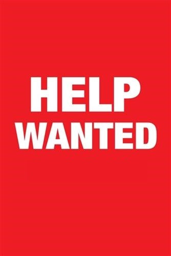 Help Wanted Standard Poster-Floor Stand Signs- 22 W x 28 H