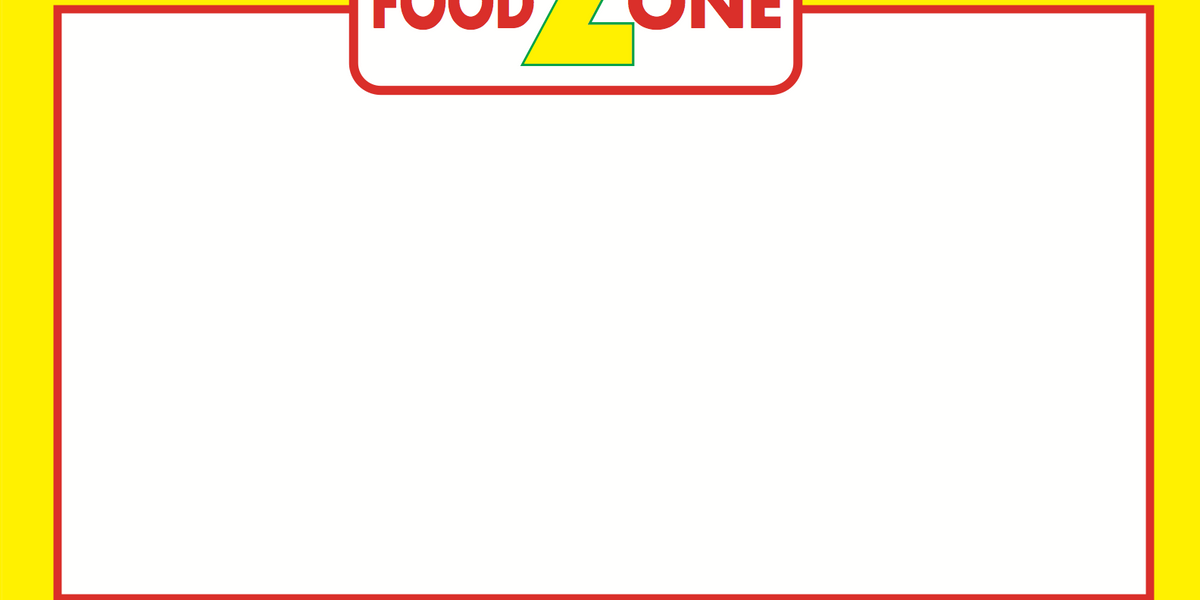 Food Zone Supermarket Shelf Signs-Price Cards -5.5