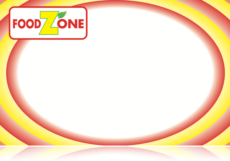 Food Zone Supermarket Shelf Signs-Price Cards-Circle -11" W x 7" H -100 signs