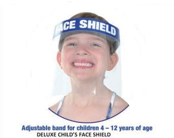 Face Shields for Kids- 50 pieces- Adjustable
