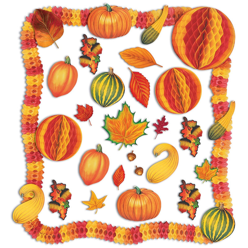 Fall Display Decoration Kit- 32 pieces - screengemsinc