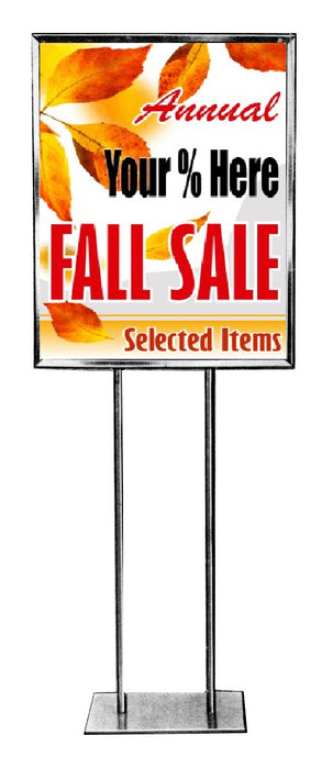 Fall Sale Event Posters-Floor Stand-Stanchion Signs-Custom