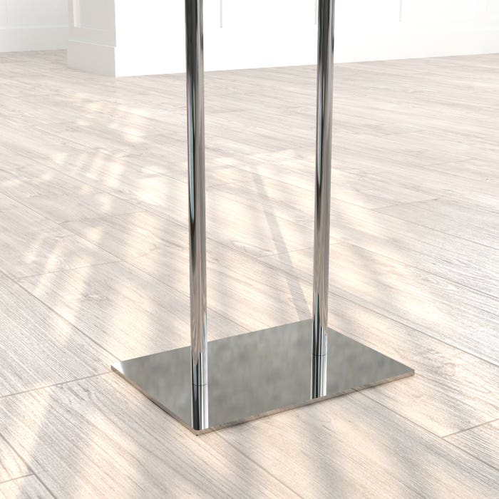 Floor Stand Stanchion Sign Holder 14"W x 22"H