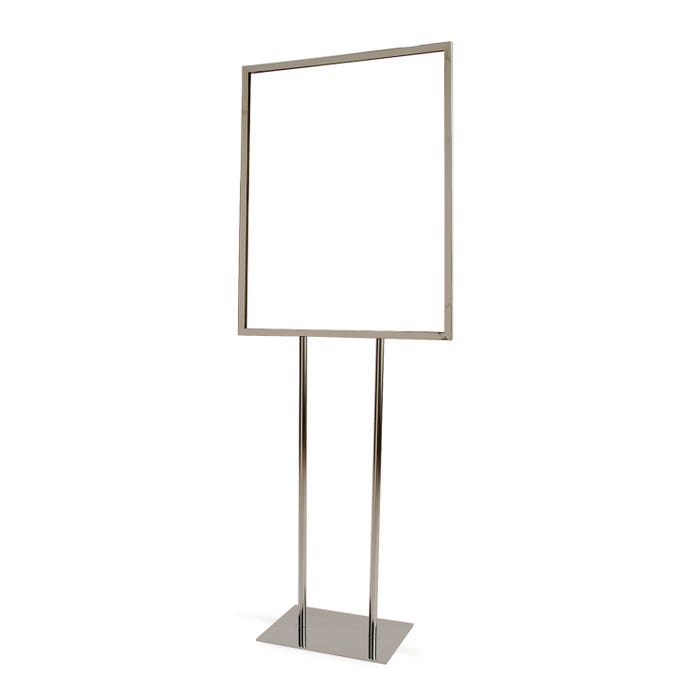 Floor Stand Stanchion Sign Holder-60"Tall - screengemsinc