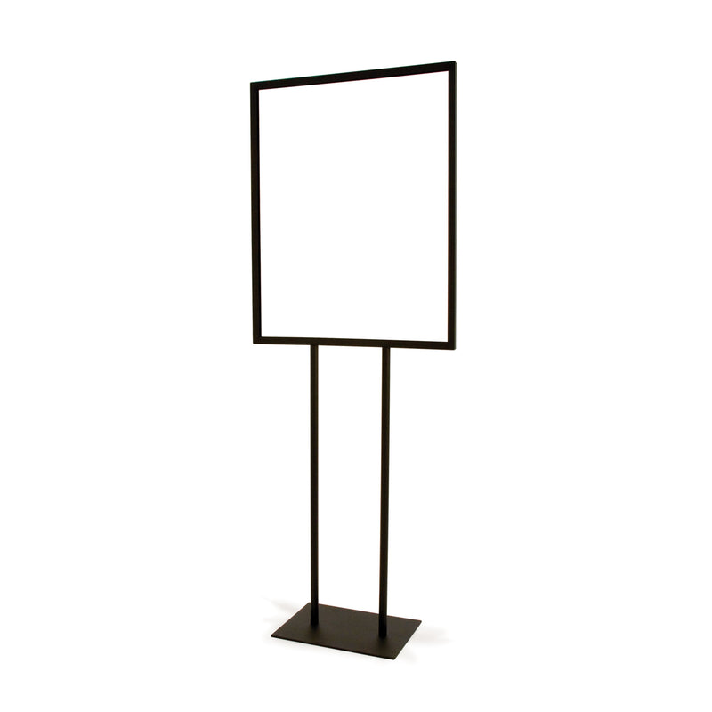 Bulletin Sign Holder Black- 60" H