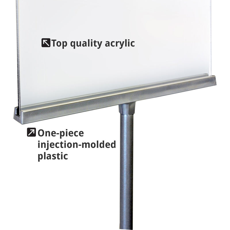 Floor Stand 8.5"W x 11" H Sign Holder-56.5" Overall Height