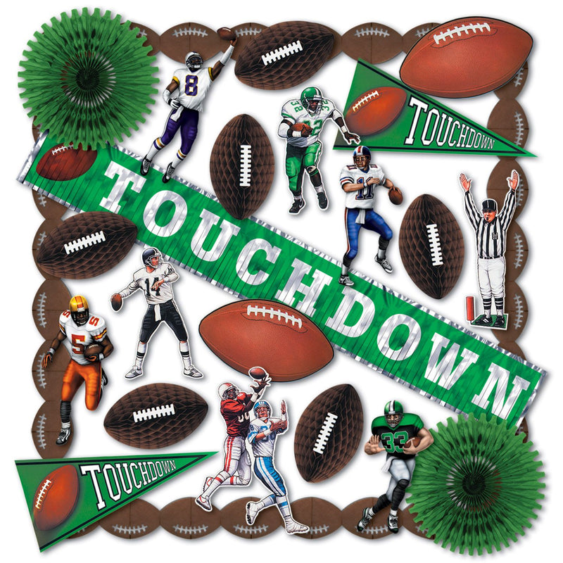 Football Display Decoration Kit- 25 pieces - screengemsinc