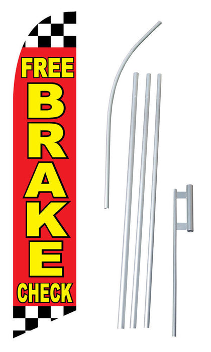 Free Break Check Feather Flag Kit