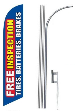 Free Inspections Feather Flags Kit