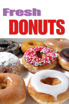 Donuts Window Sign Posters