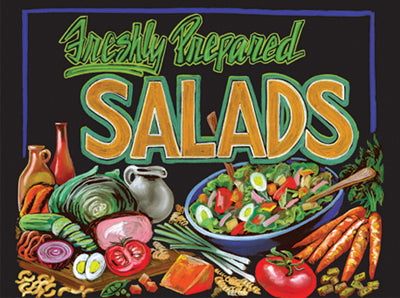 Deli Signs – Chalkboard Style | 16-3/8"W x 22"H | Write-On Wipe-Off