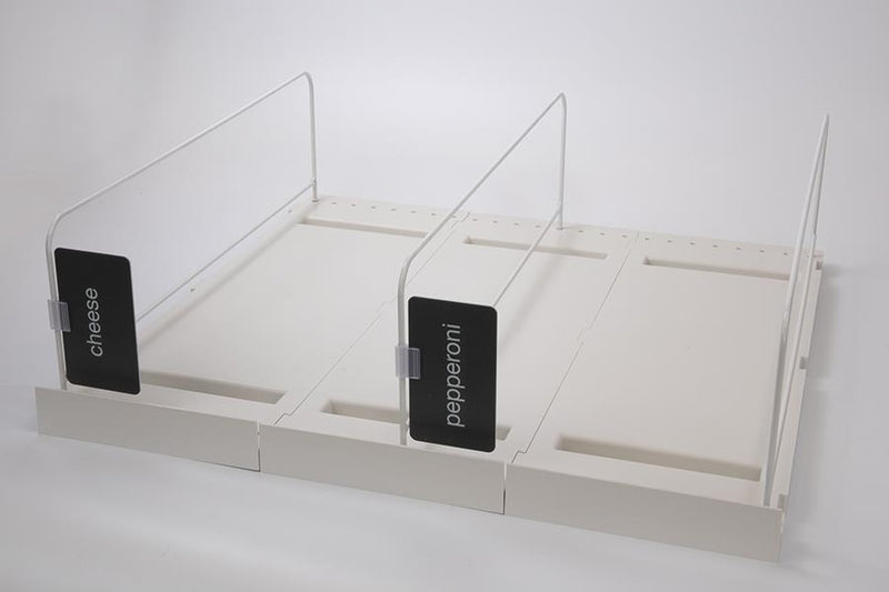 Frozen Pizza Rack Display Fixture Kit