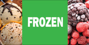 Economical Frozen Foods Custom Printed Wall Signs