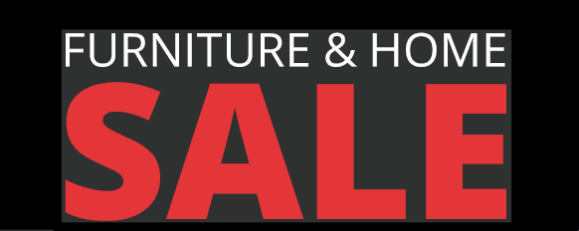 Furniture & Home Sale Window Signs- 36" W x 24" H