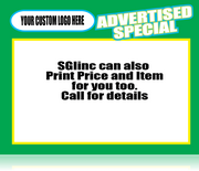 Advertised Special Shelf Signs Price Cards