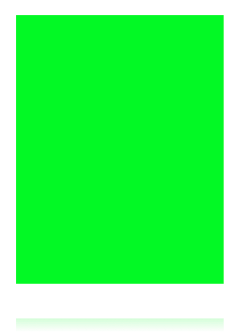 Green Fluorescent Shelf Signs-8.5" W x 11" H -100 signs - screengemsinc