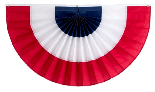 Grand Opening Nylon Bunting-3 Stripes-48" W x 24" H