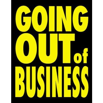 Going Out Of Business Standard Posters-Floor Stand Signs-VALUE PACK