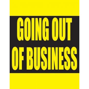 Going Out of Business Standard Posters-Stanchion Signs-Value Pack