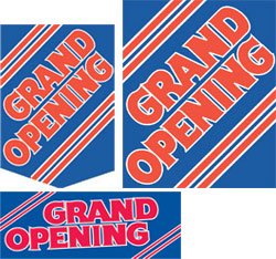 Grand Opening Sale Event Big Format Sign Kit- 36 pieces