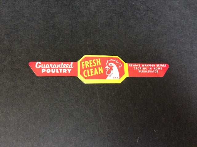 Poultry Strap Labels -Grease Proof -5000 pieces
