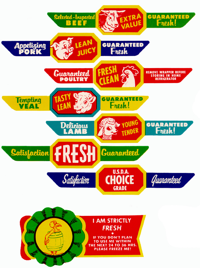 Fresh Strap Labels-Grease Proof -5000 labels