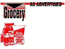 Grocery Shelf Signs-11"W x 7"H -100 signs - screengemsinc