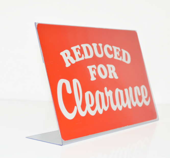 Sign Holders Case Stackers- 11 x 7-10 pieces