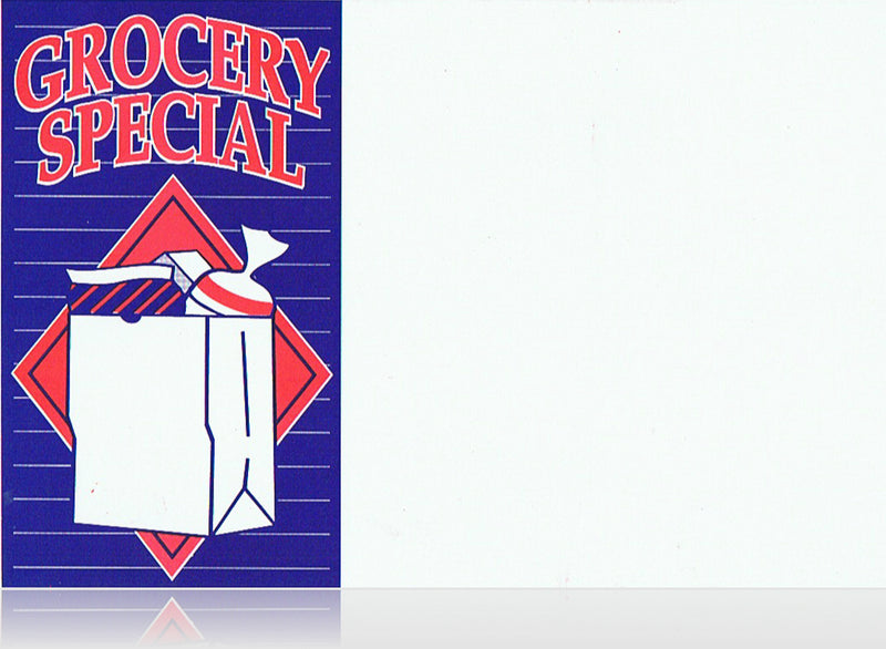 Grocery Special Laser Compatible Shelf Signs-11 x 7-100 signs