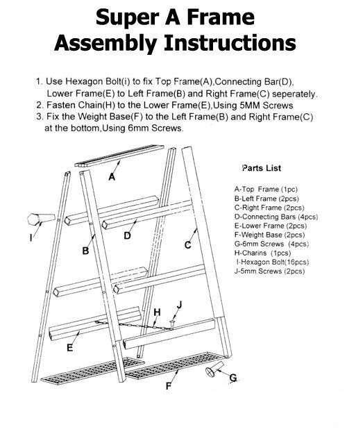 Extra Large Sandwich Board A-Frame Sign Holder-72"H