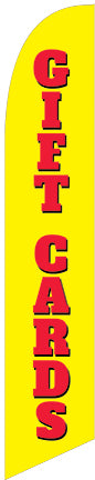 Gift Cards Feather Flag Kit-Yellow