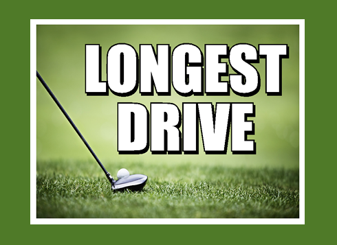 Golf Outing Hole Signs & Stake-Longest Drive-24"W x 18"H