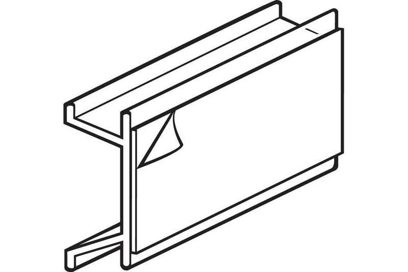 Sign Holders for Price Channel Mount with Adhesive -25 pieces