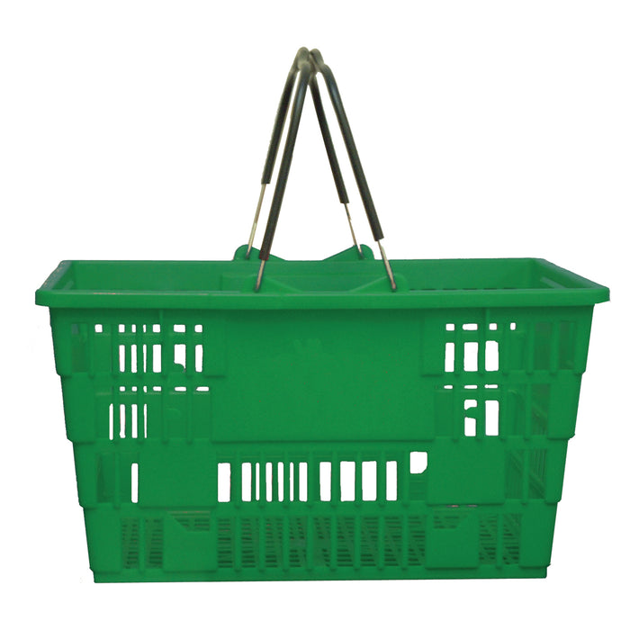 Green Shopping Baskets - 7 Gallon -16 units