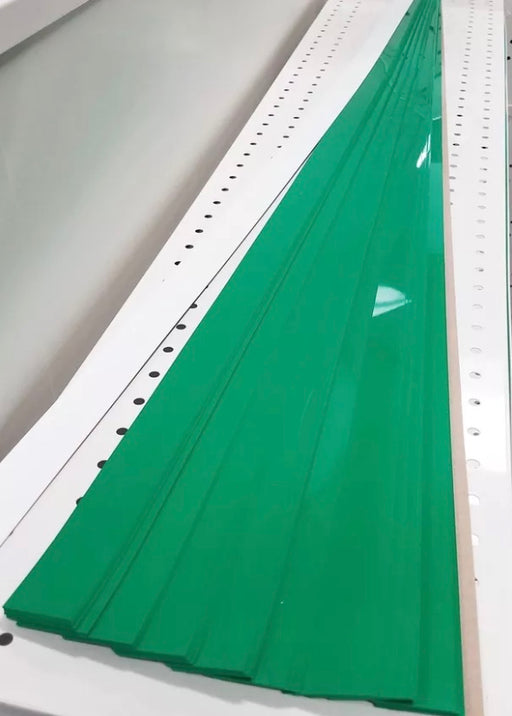 Green Price Channel Molding Strips 48"W x 1.25"H -100 pieces - screengemsinc