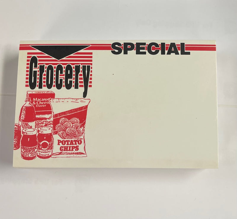 Grocery Special Shelf Signs-5.5"W x 3.5"H -100 signs