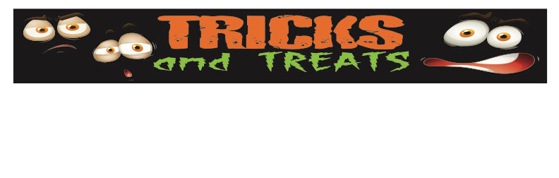 Halloween Shelf Signs-Price Cards-11" W x 3.5" H -50 signs